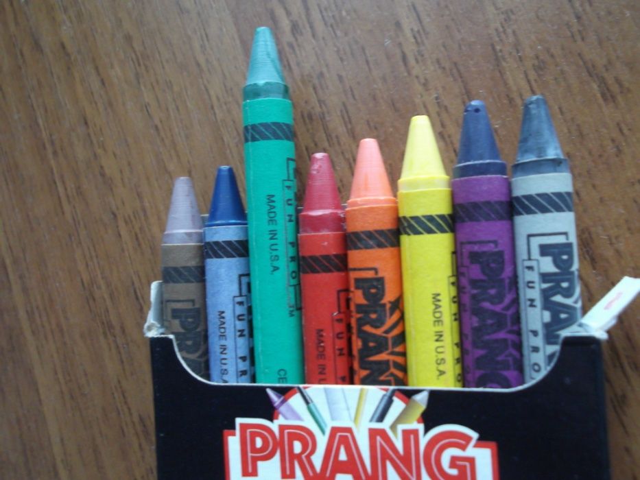 Prang карандаши,восковые crayons