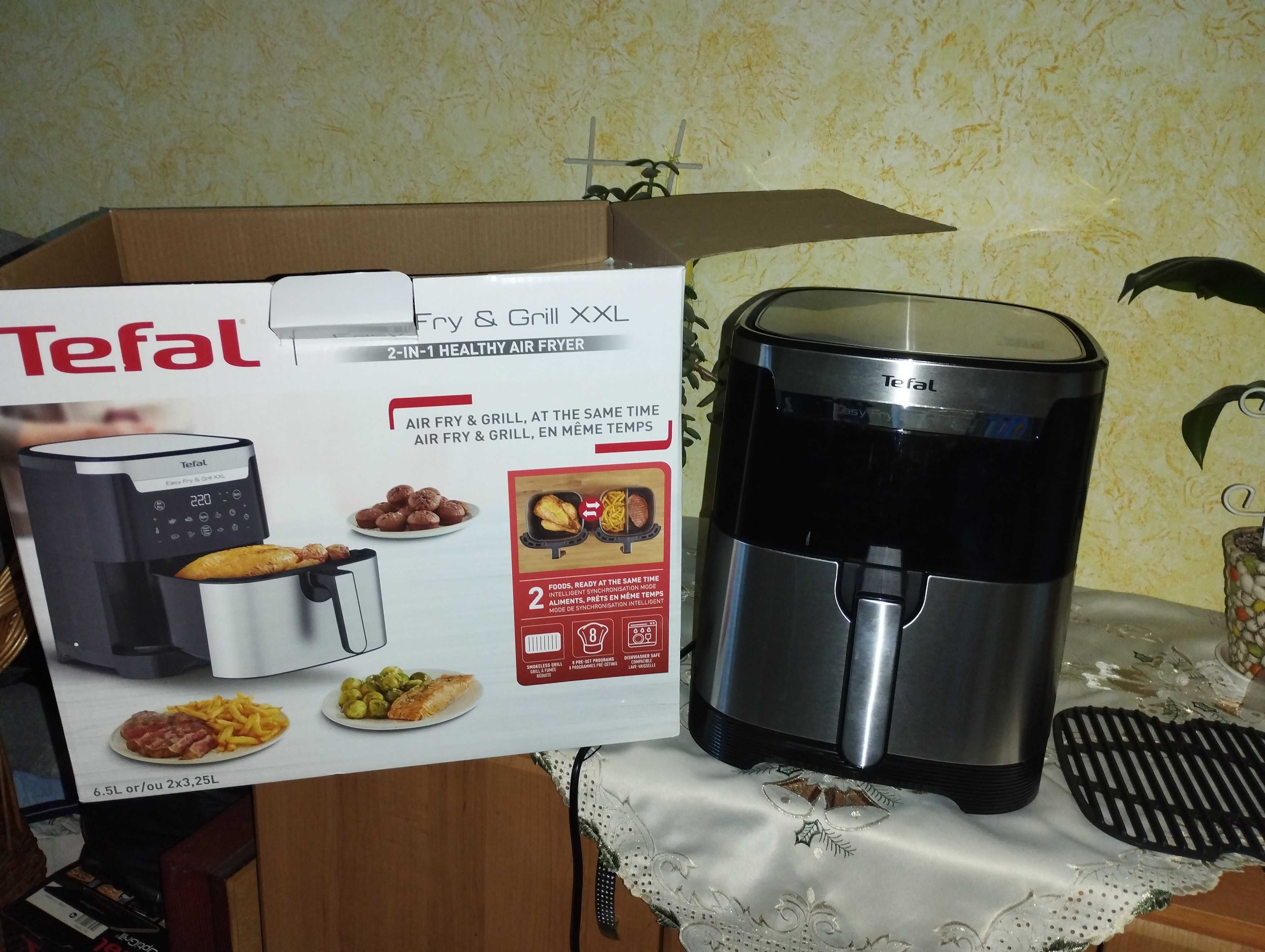 Мультипіч 2в1 Tefal Easy Fry & Grill XXL 6.5л