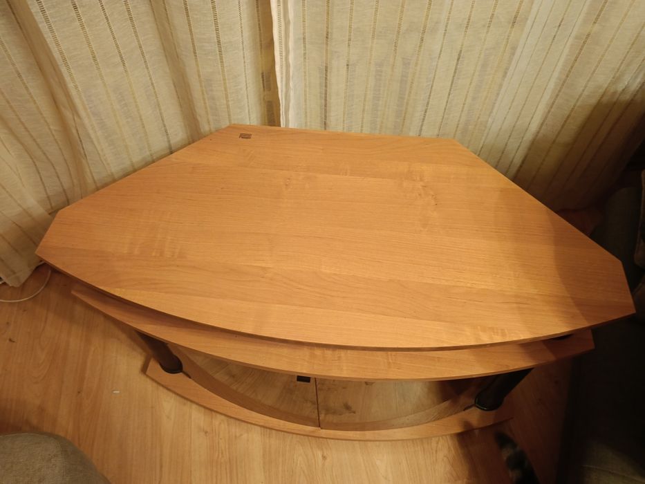 Stolik RTV  brąz i czarny