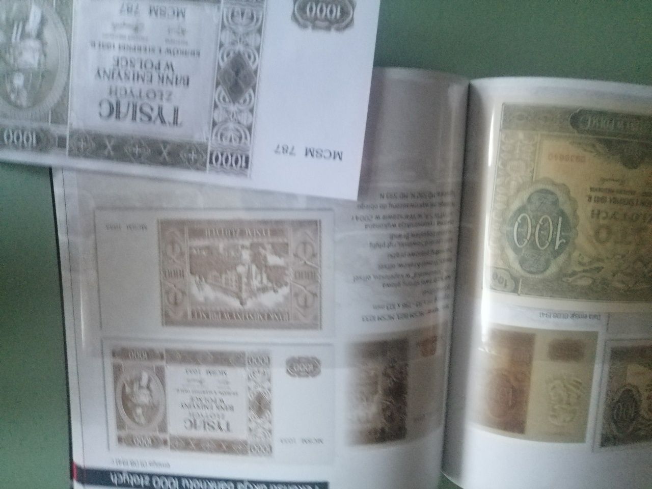 Banknoty z okresu II wojny światowej.