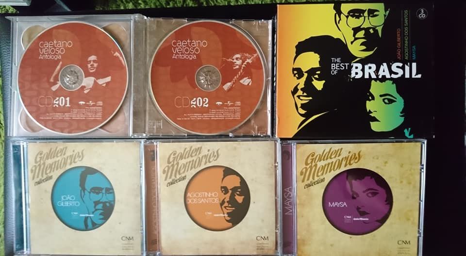 4 CD's Música Brasileira e Fado, A Partir de