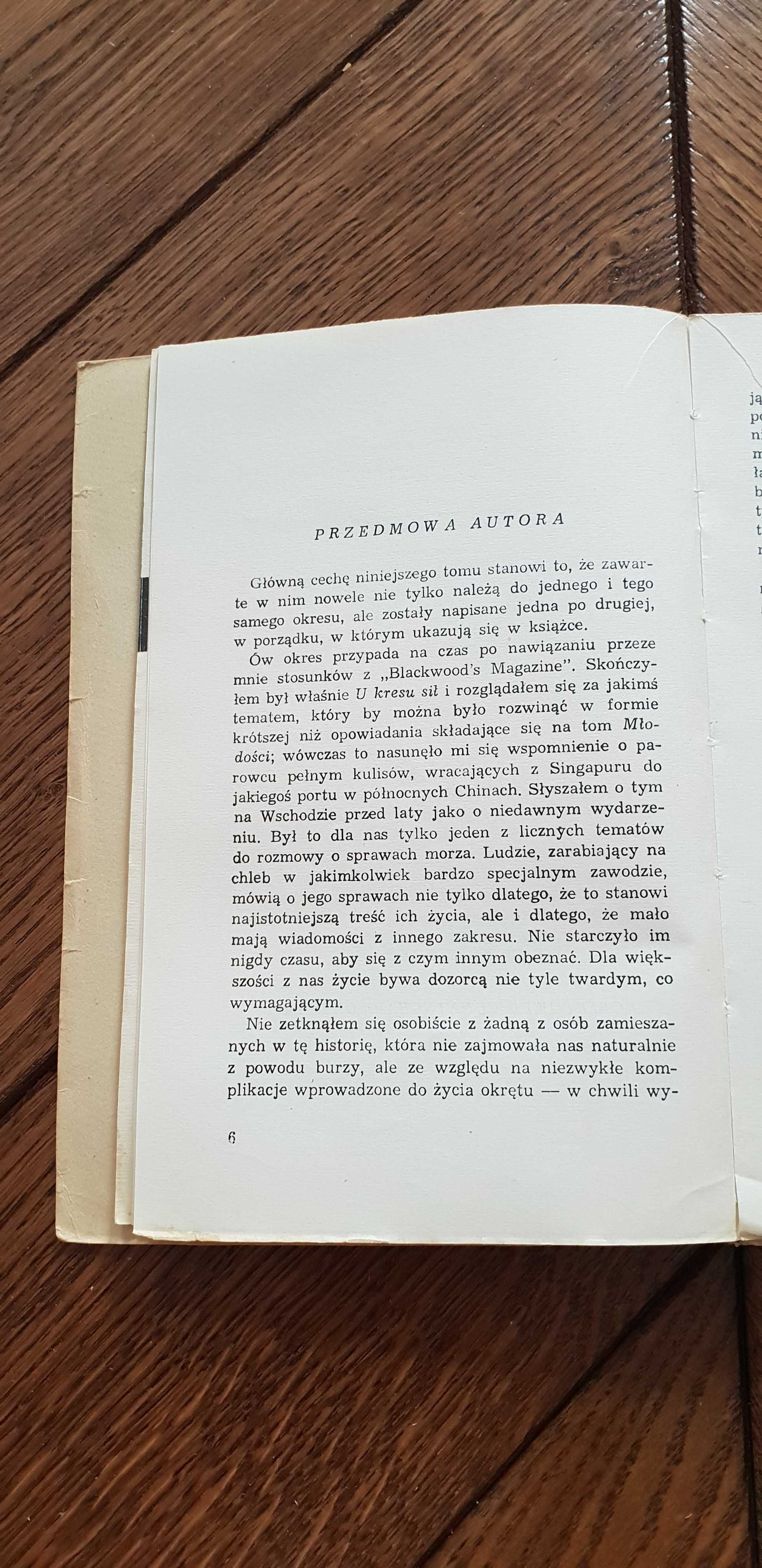 Książka rok 1957 "TAJFUN" Joseph Conrad