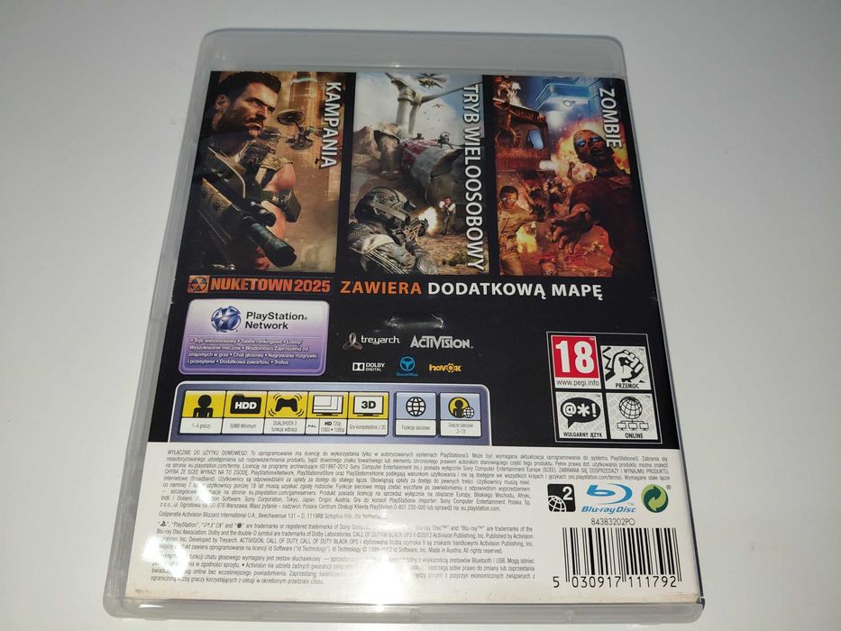 ps3 CALL OF DUTY BLACK OPS II po polsku, Polska okładka UNIKAT w PL v2