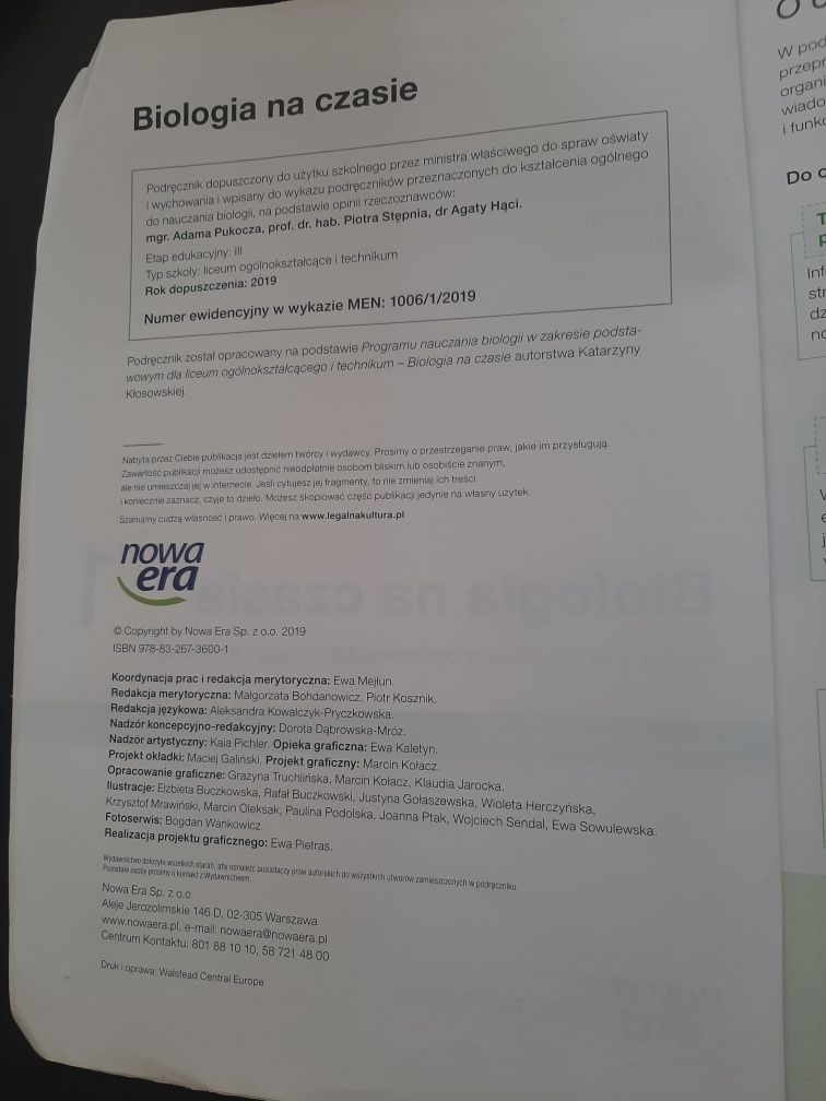 Biologia na czasie 1 Nowa Era Helmin, Holeczek