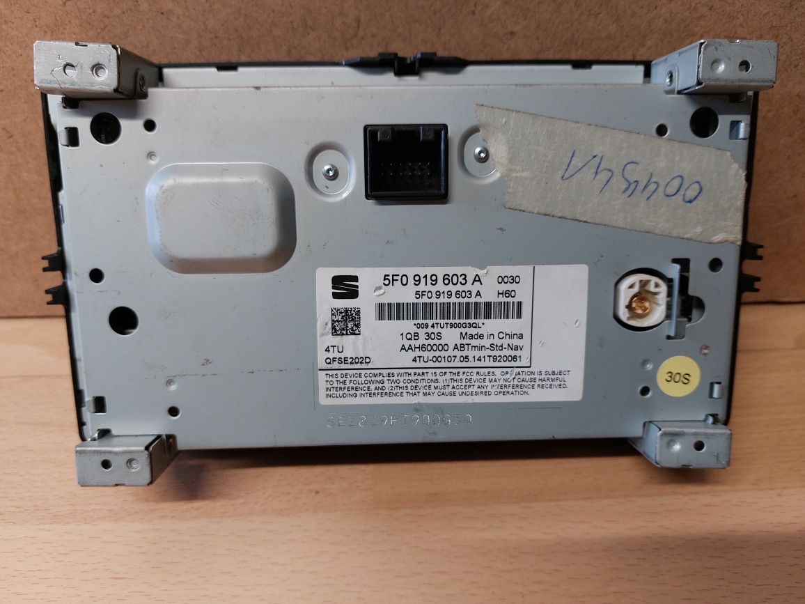 Монитор панель LCD NAVI радио Seat Leon 5F0919603 5F0919603A