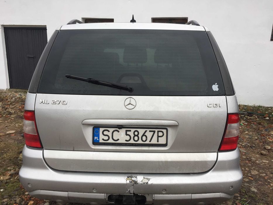 Mercedes ml163 zderzak pakiet AMG Parktronic tyl