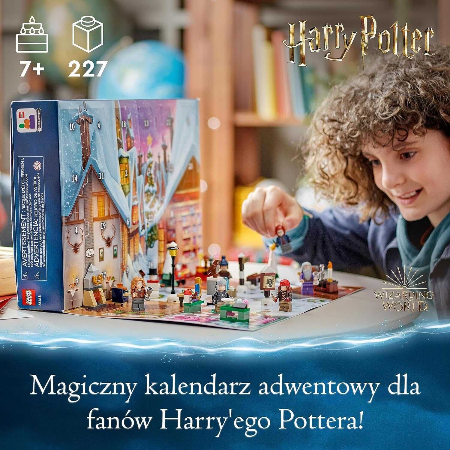 Lego Harry Potter 2023 Kalendarz Adwentowy 76418 Zestaw prezent