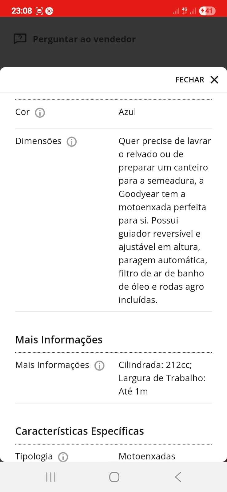 Motoenxada Goodeyar Gy700TL