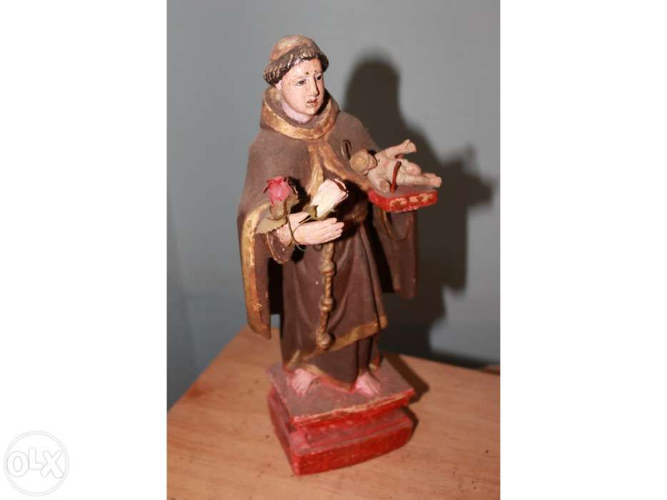 Santo António em Madeira / Vintage Saint Antony figure