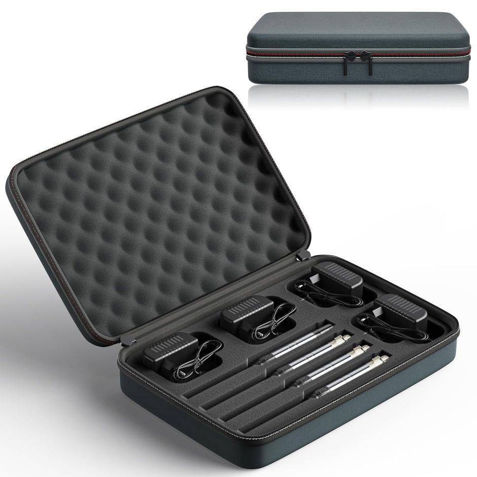 UKing Controlador DMX sem fio com caixas, Transmissor receptor DMX512