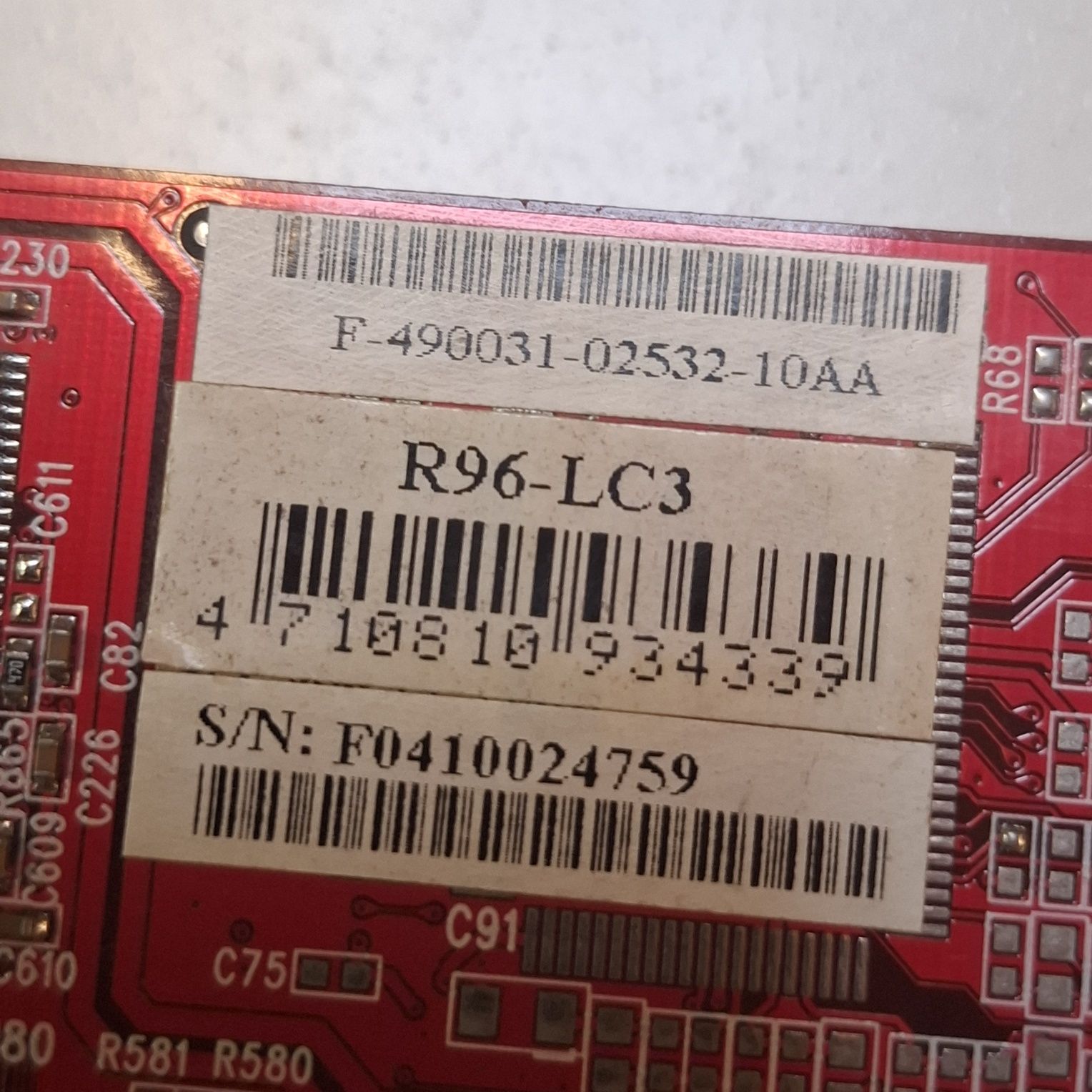 ATI Radeon 9550, 128mb, 128bit AGP