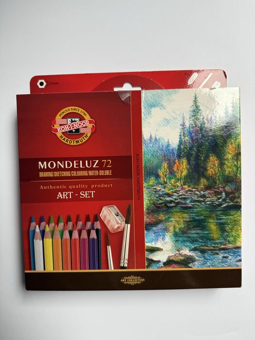 Kredki akwarelowe Koh-I-Noor Mondeluz 72 kolory