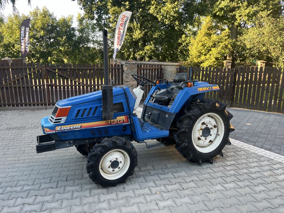 Traktorek iseki tu200 20 km 4x4 ladne opony walek wom silnik 3 cylindr