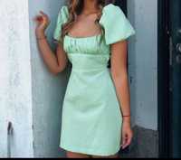 Vestido verde zara