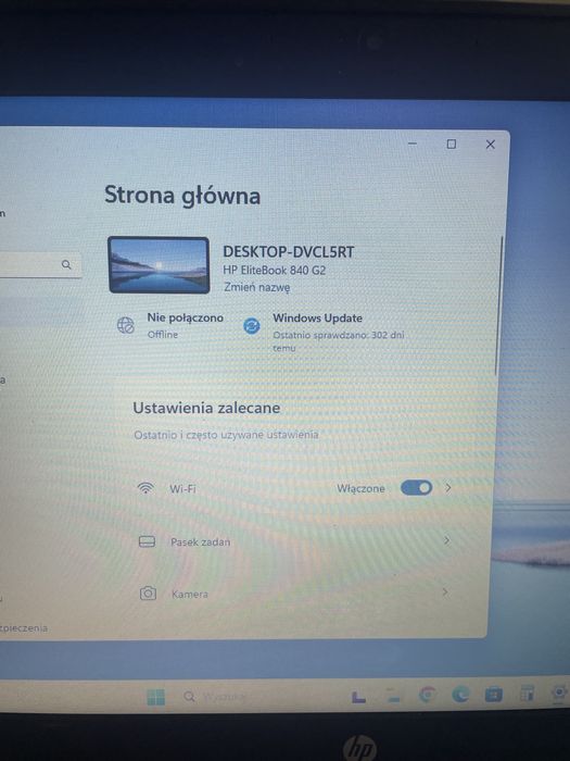 Laptop hp elitebook 840g2 plus stacja dokujaca hp