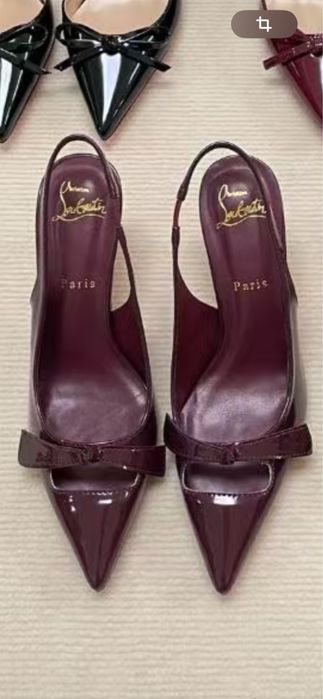 Женские туфли Лабутены Бургунди  Christian Louboutin р 37