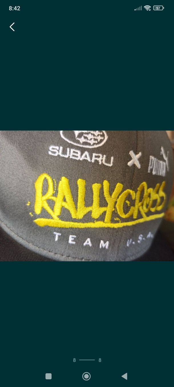 Czapeczka Puma. Subaru Rally cross