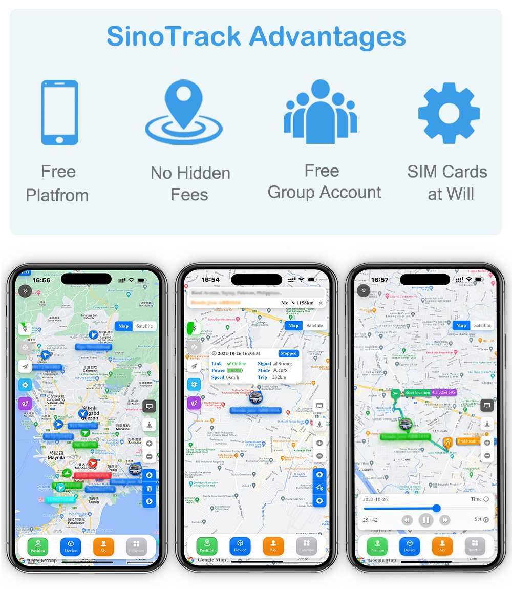 Podsłuch SinoTrack ST-905L 4G SIM Lokalizator GPS Mikrofon