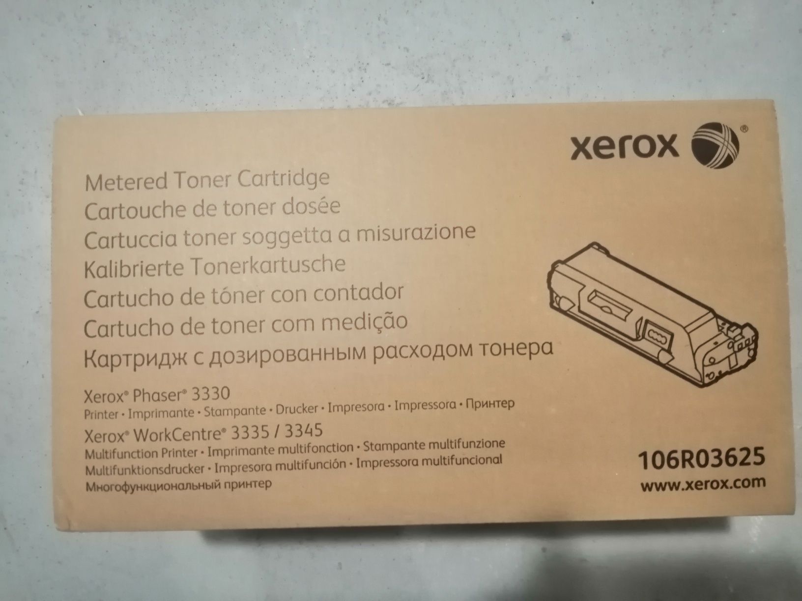 Toner xerox 106R03625