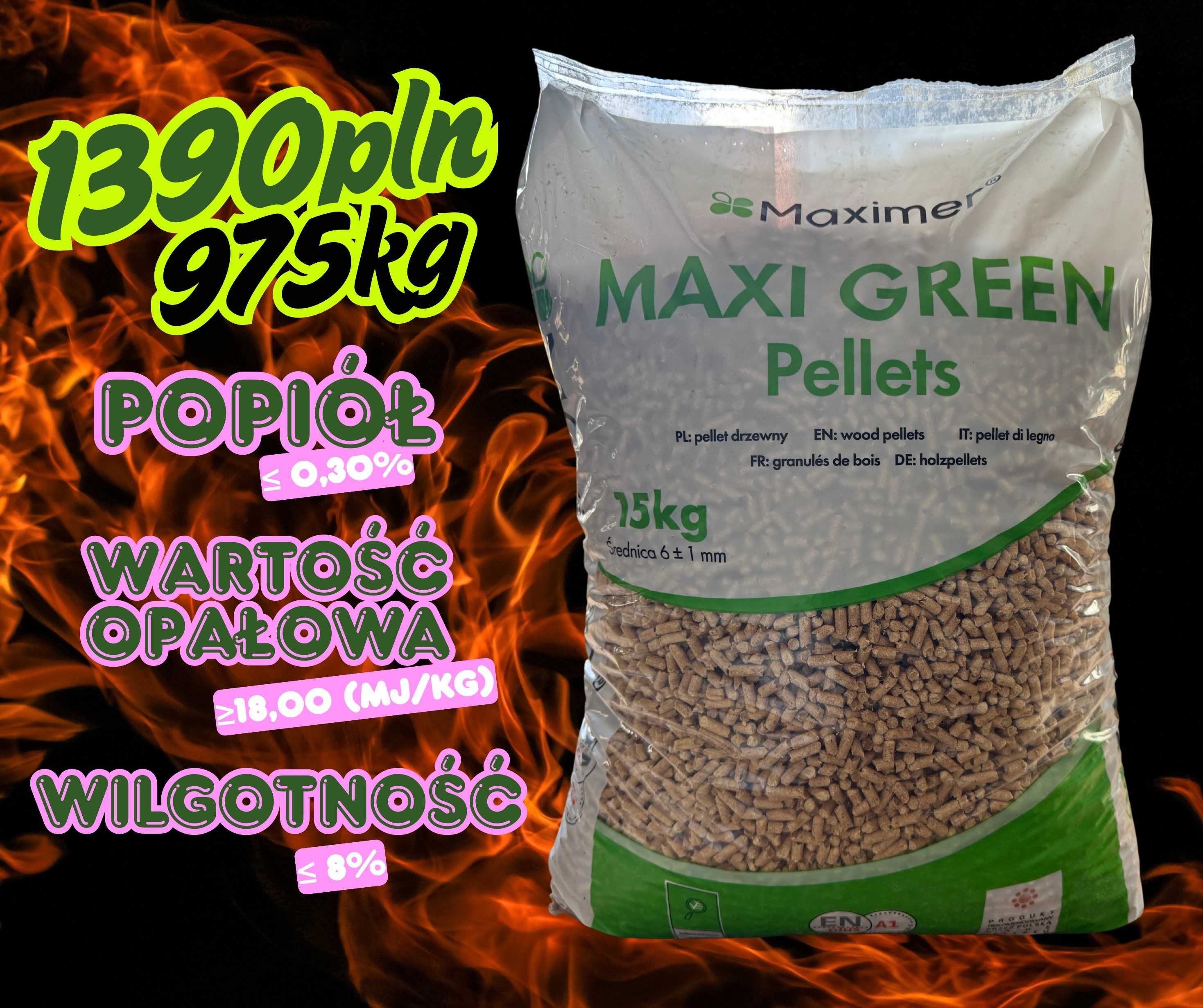 Pellet drzewny Maximer (DINplus ENplus®) Producent