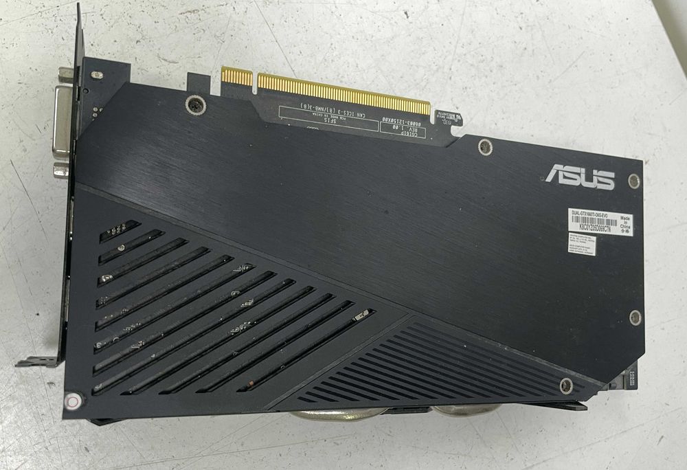 Видеокарта Asus GeForce GTX 1660 Ti Dual EVO 6GB GDDR6