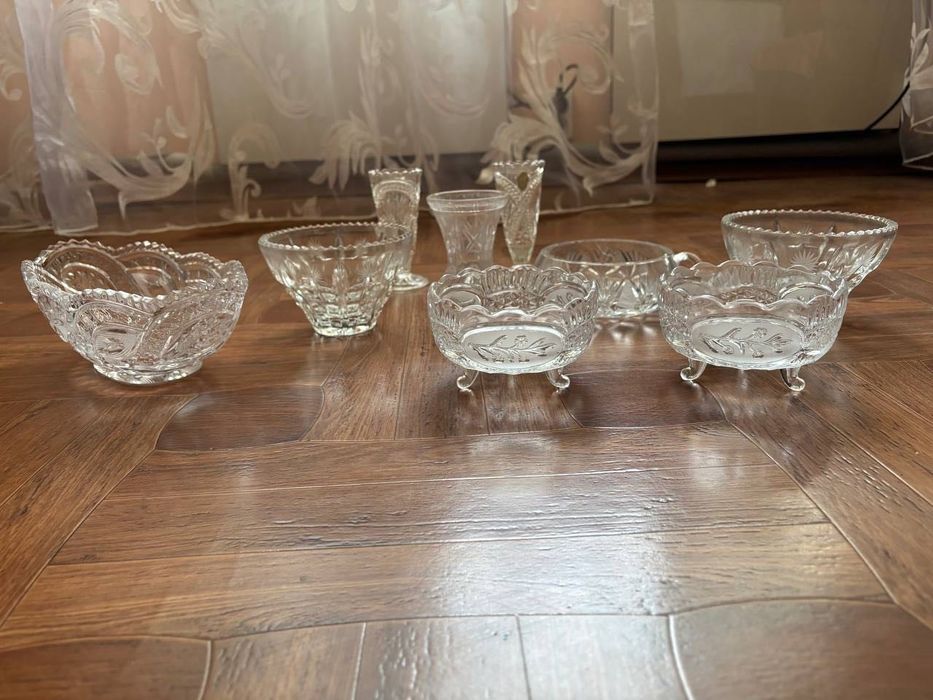 Вази,цукерниці кришталь ГДР