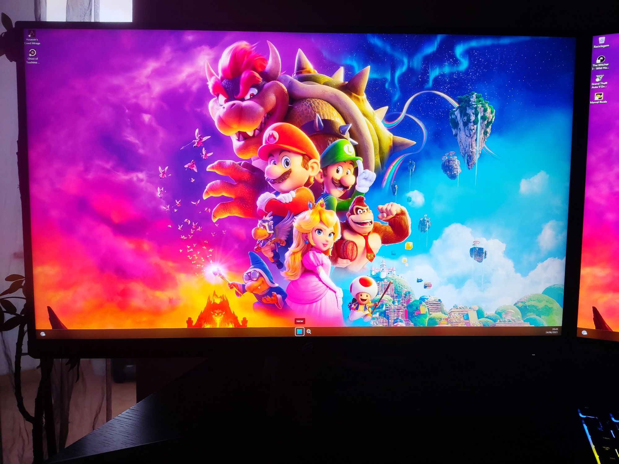 Monitor 4K  IPS 27 polegadas ASUS ROG Swift (PG27UQR)