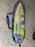 Prancha de surf 6’1 com acessorios incluidos