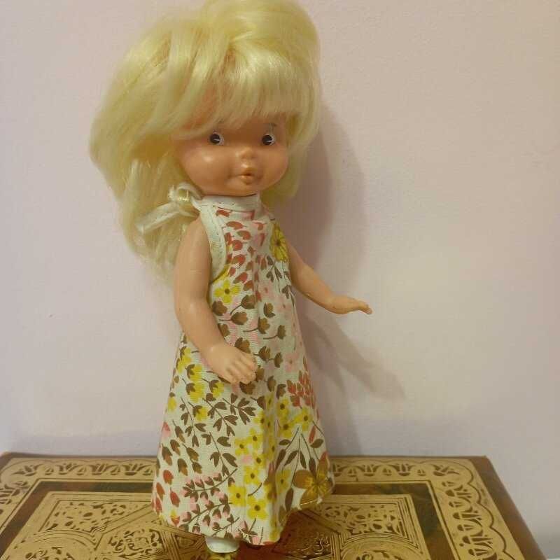 Лялька кукла копытка  17см Sсhаlkau длинные волосы ГДР