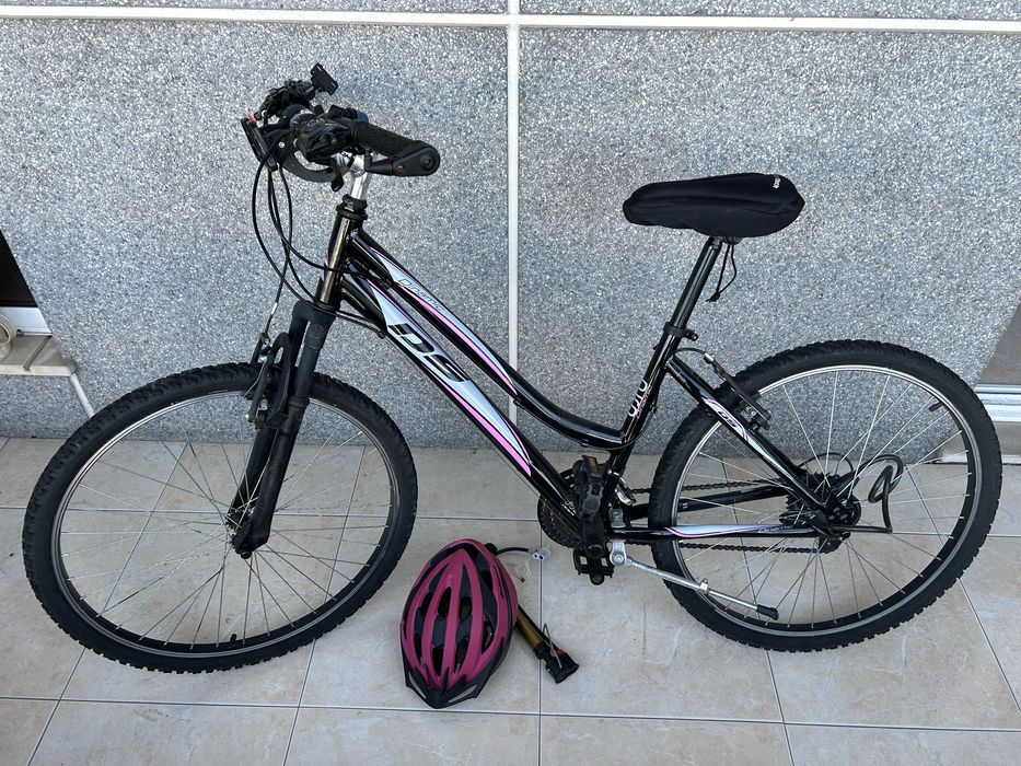 Bicicleta Preta - Rosa