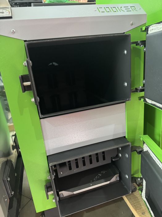 Котел твердопаливний 16 квт з плитою