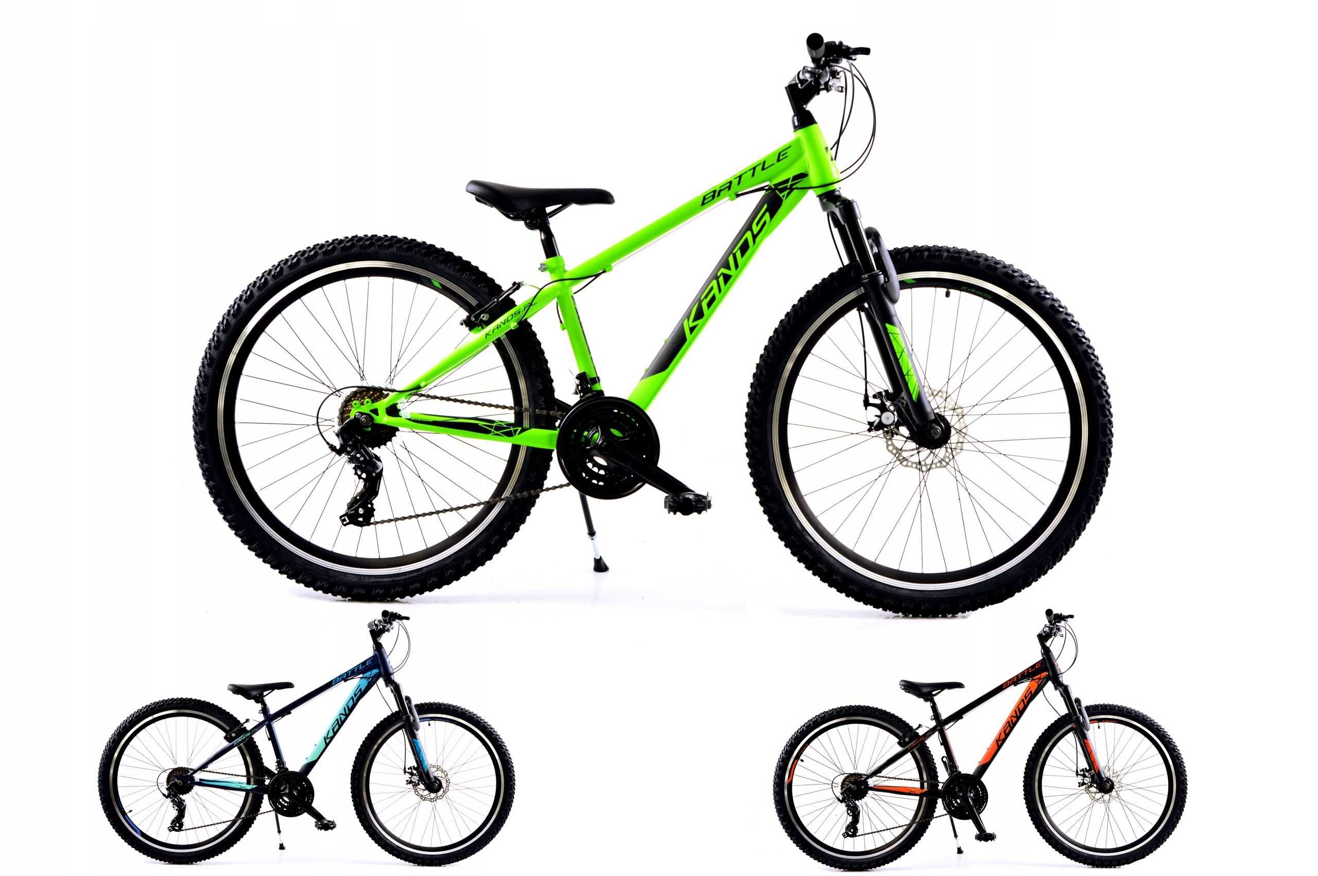 NOWY Solidny Rower 26 KANDS BATTLE 1 X Tarcza SHIMANO MTB brat Energy