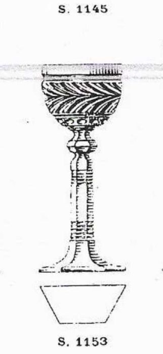 Stary kryształowy kielich do wina BACCARAT z 1907 r.