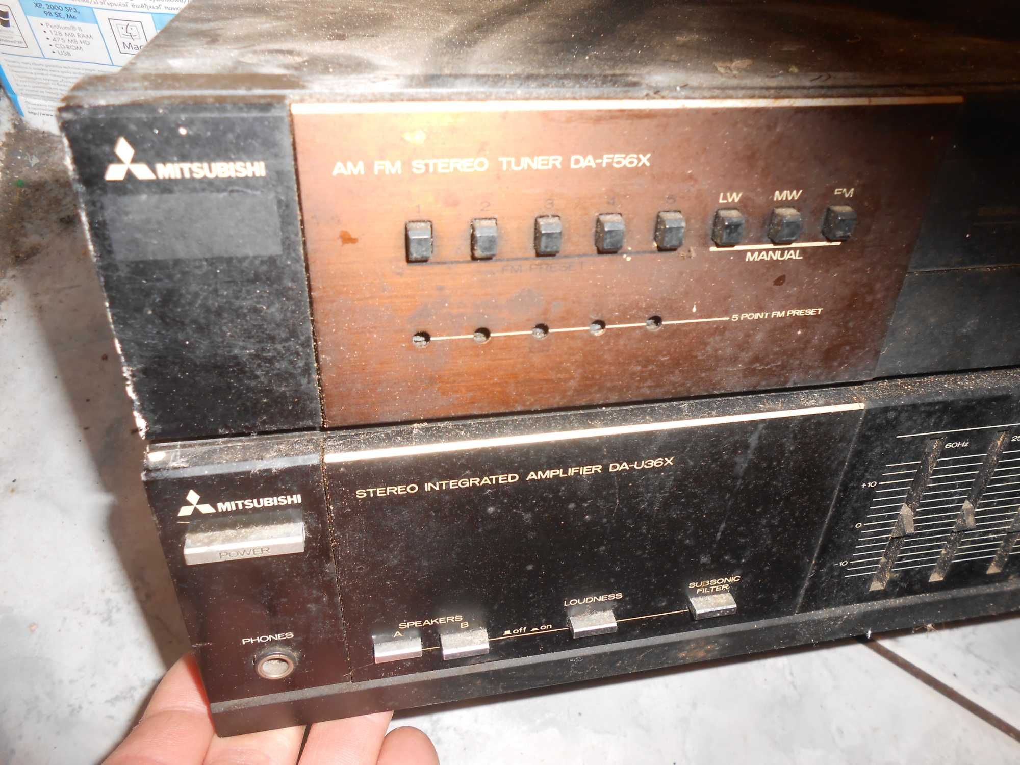 Mitsubishi wzmacniacz + tuner