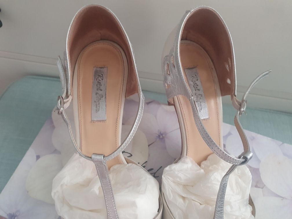 Buty ślubne taneczne Rachel Simpson Gardenia 100% skóra