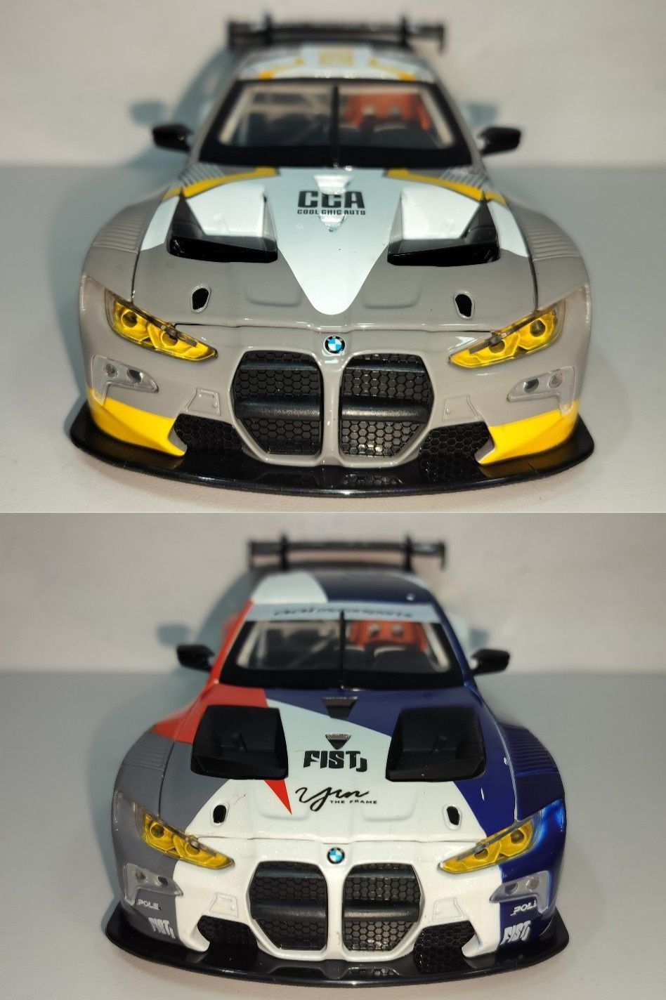 BMW M4 GT3 Racing модель 1:24 ТМ Автопром Металлическая звук свет