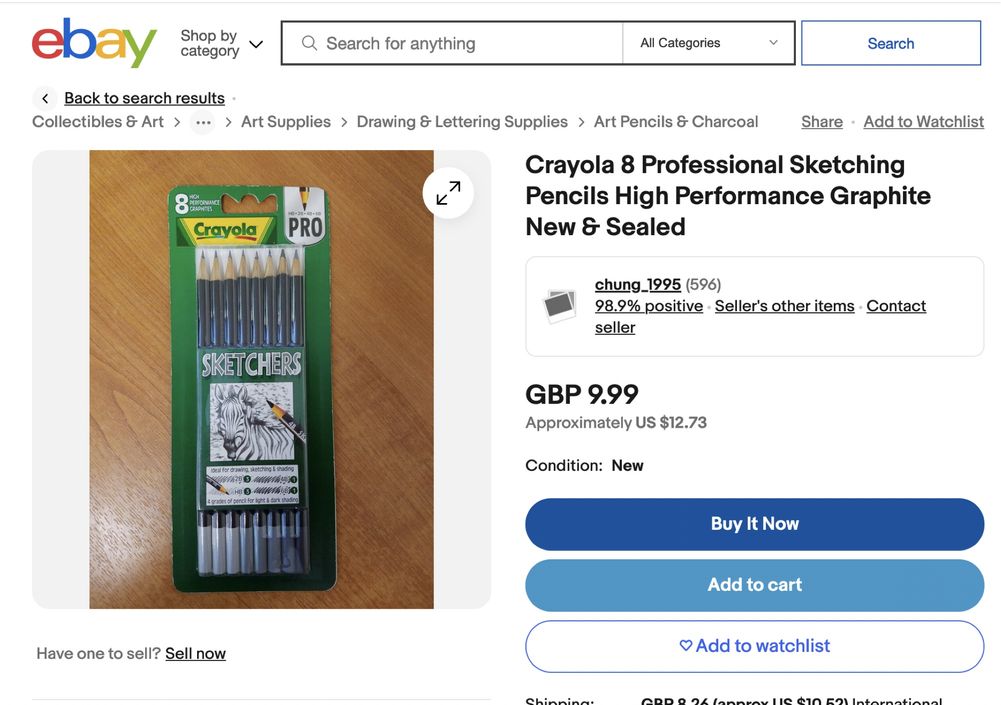 Набір Професійних Олівців для Скетчінгу "Crayola PRO Sketchers"