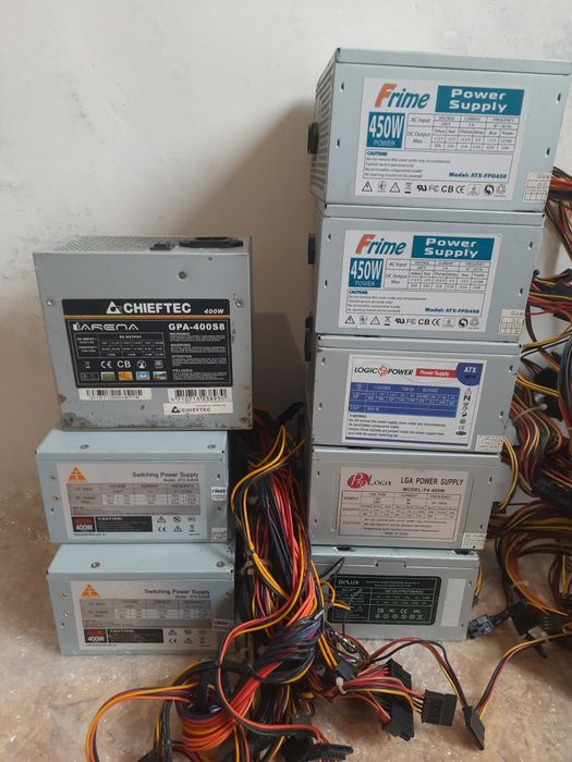 Блок питания GoldenField 460w, Frime 450w, Deluxe, ATX 400w