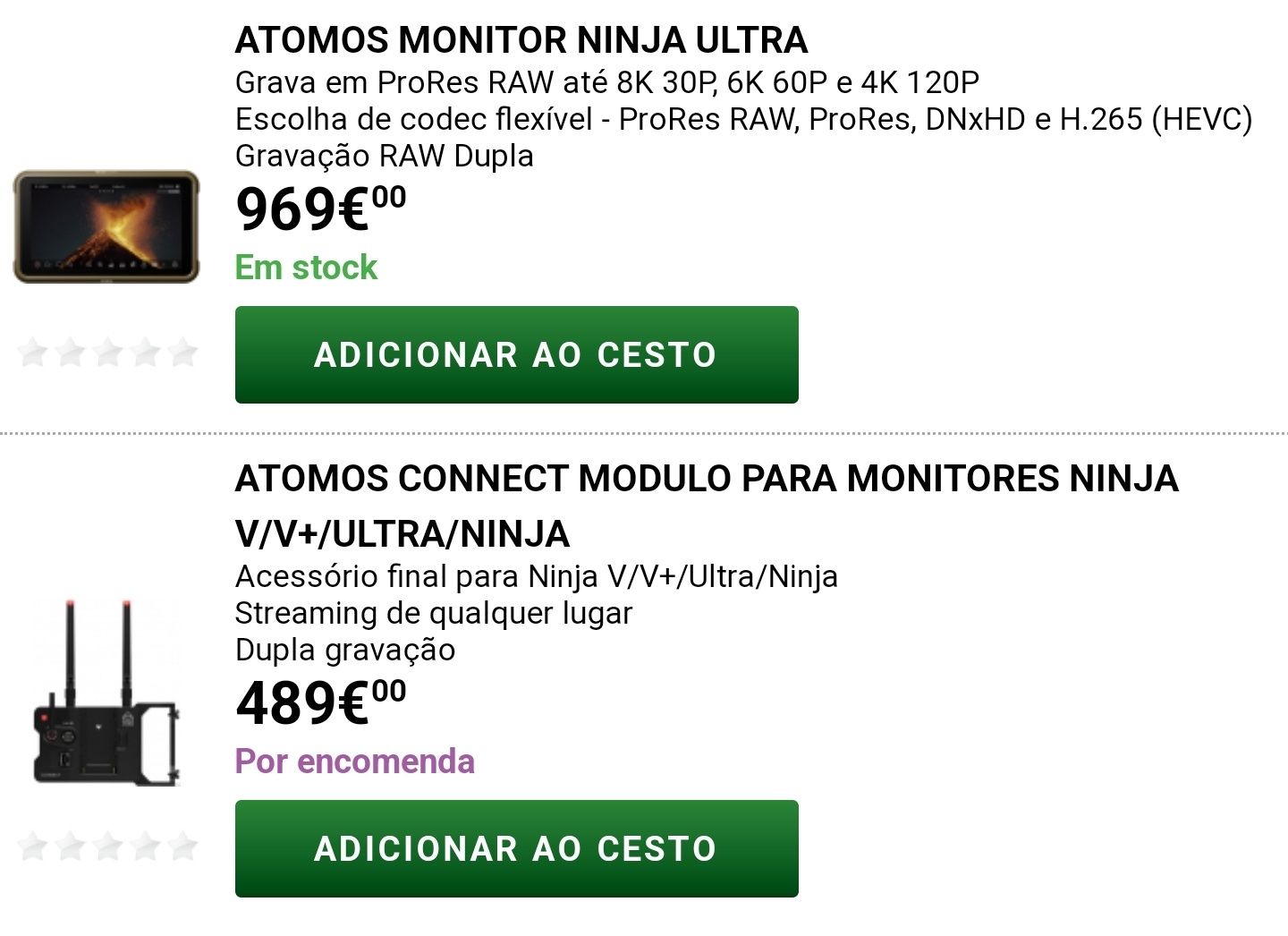 Átomos ninja ultra + connect + NDI vitalicio