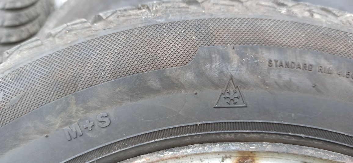 Koła felgi opony całoroczne 155/70R13 VW skoda seat jak nowe  1724rok