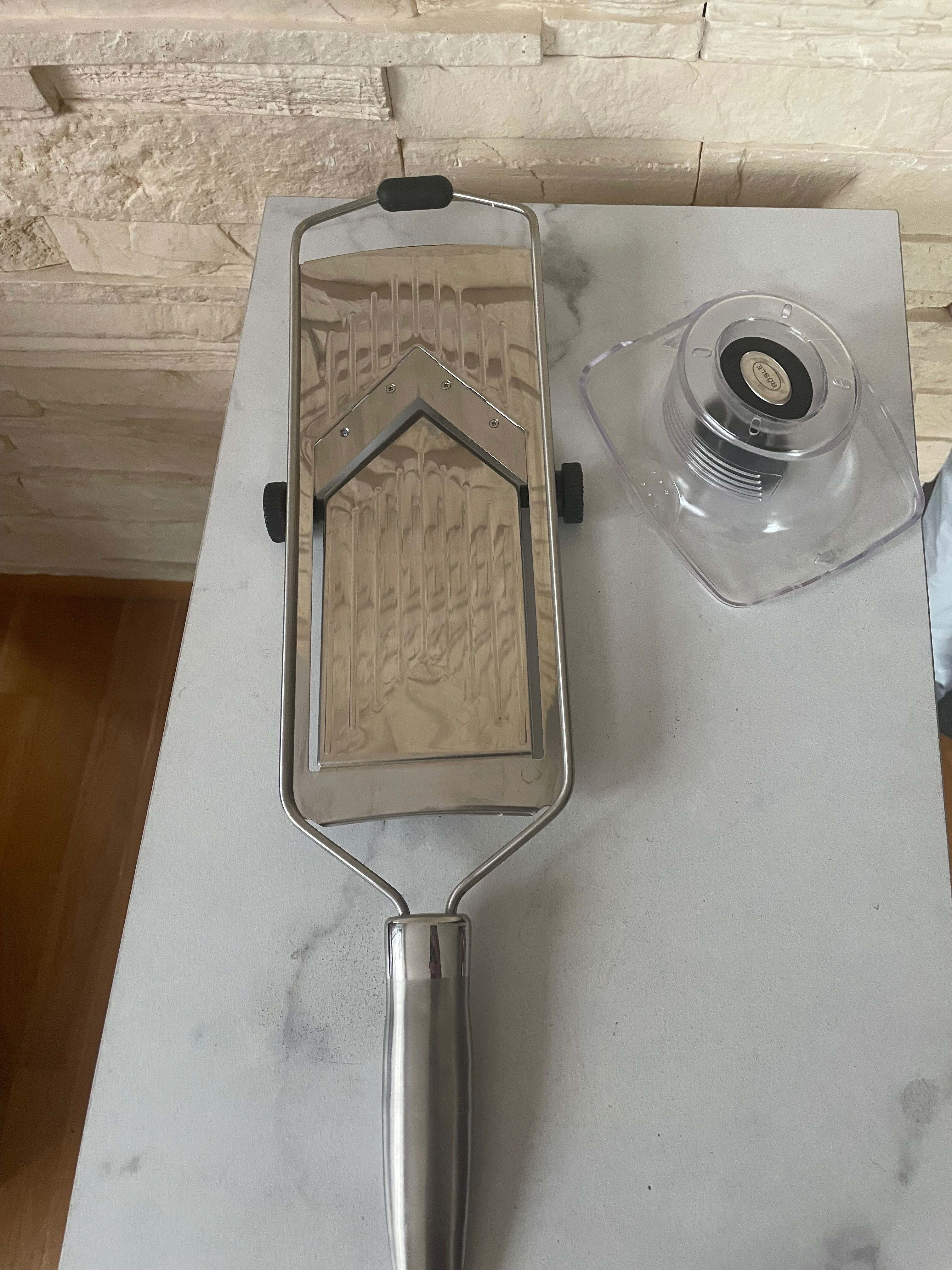 Rösle v slicer regulowany 46 cm stal, krajalnica do warzyw szatkownica
