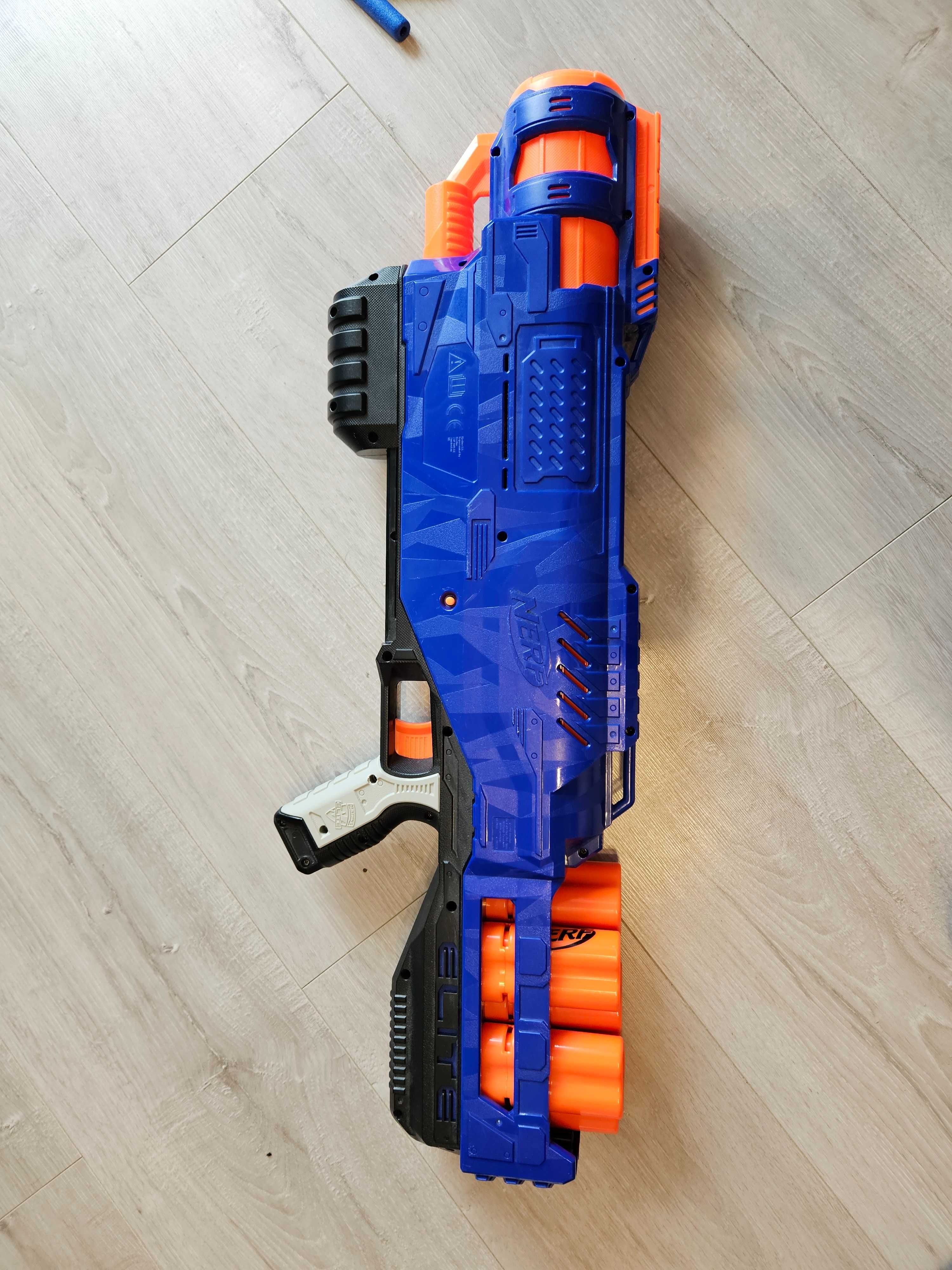 Pistolet Nerf N-strike Elite Trilogy kamizelka opaska naboje 37 sztuk