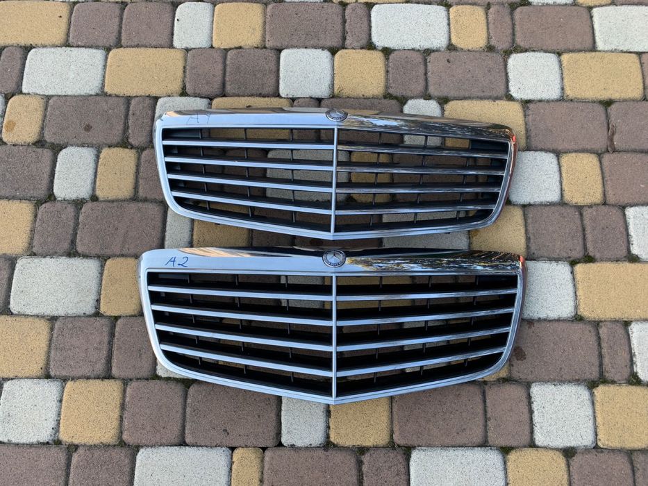 Авторозборка Рішотка капота Mercedes e class w211 рестайл дорестайл