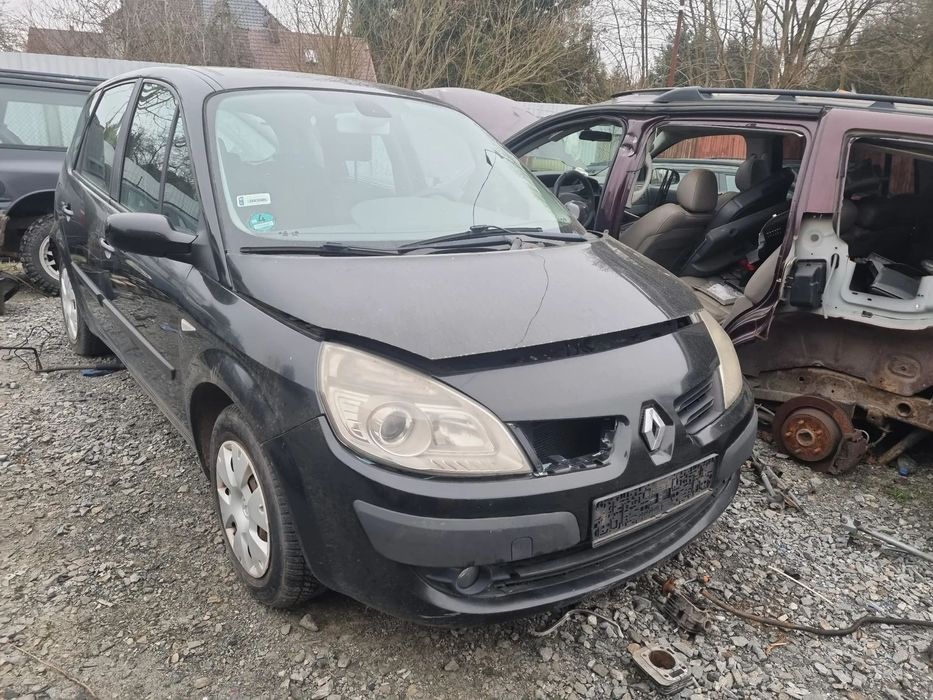 RENAULT SCENIC II 1,9 DCI , CZĘŚCI, LAMPA,MASKA ,ZDERZAK ,BŁOTNIK, ROZRUSZNIK