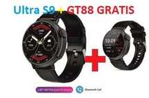 1+1 Smartwatch ULTRA S9 HD 1,6` AMOLED + GT88 GRATIS !!