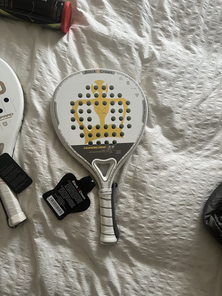 Padel Raquetes Quad e Black Crown