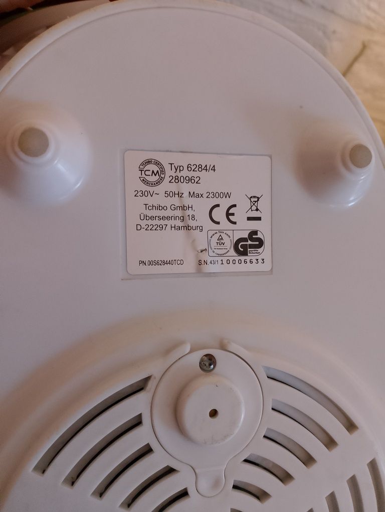 Żelazko ze stacją pary Tchibo TCM typ 6284/4 2300W parowe