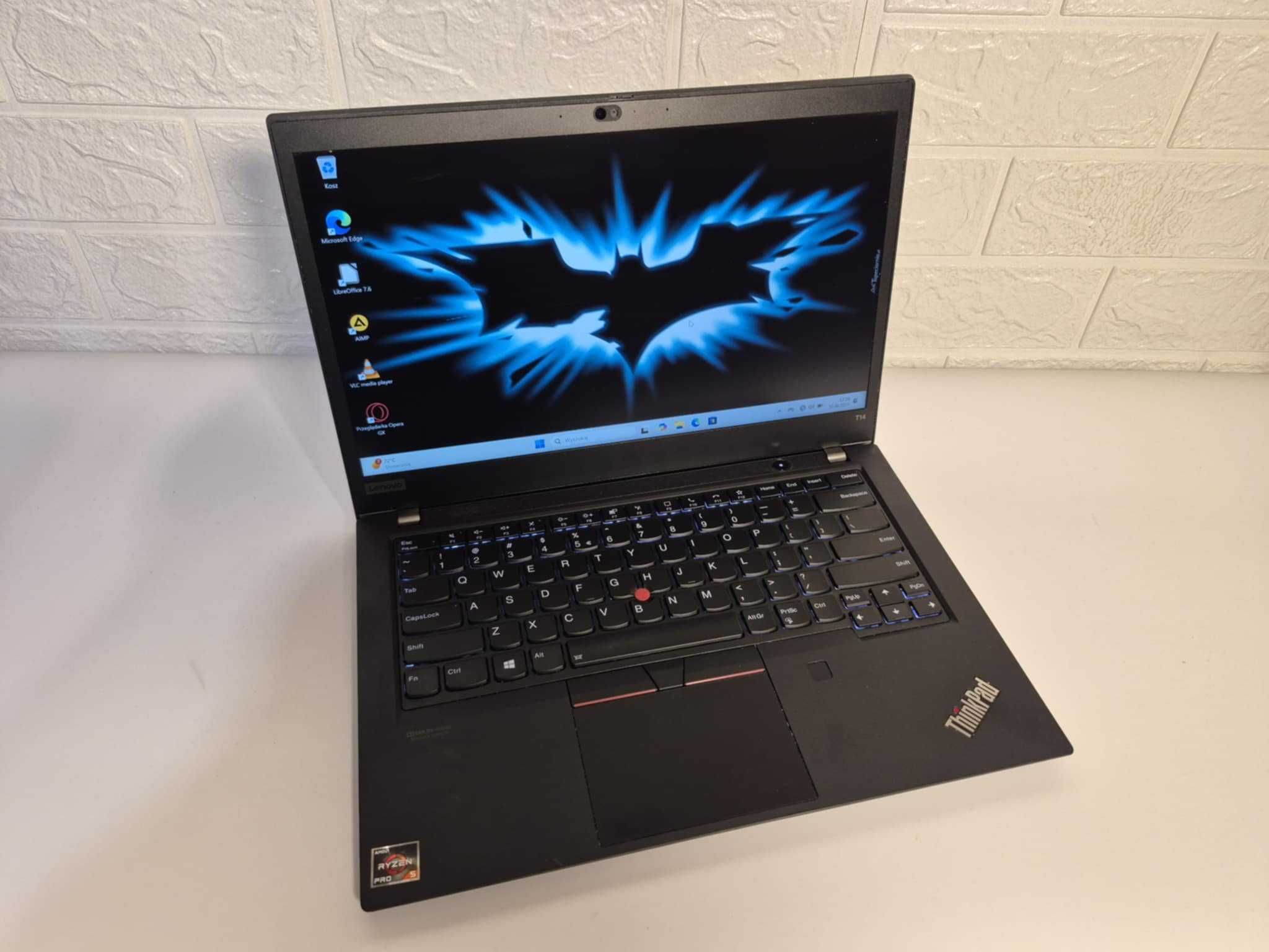 Mocny ThinkPad T14 RYZEN 5/16GbDDR4/256SSDM.2/Windows11/Bateria3-4H