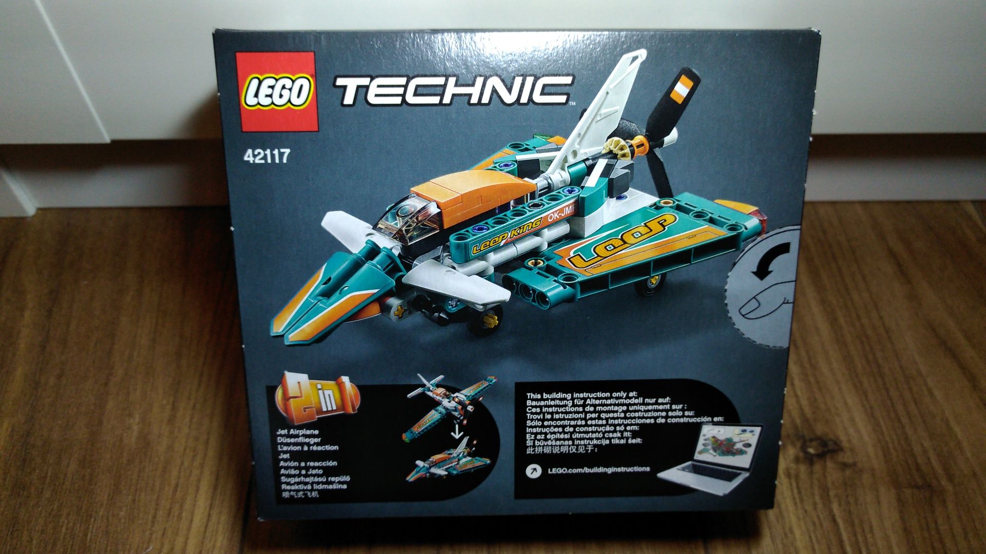 Lego Technic Samolot wyścigowy 42117