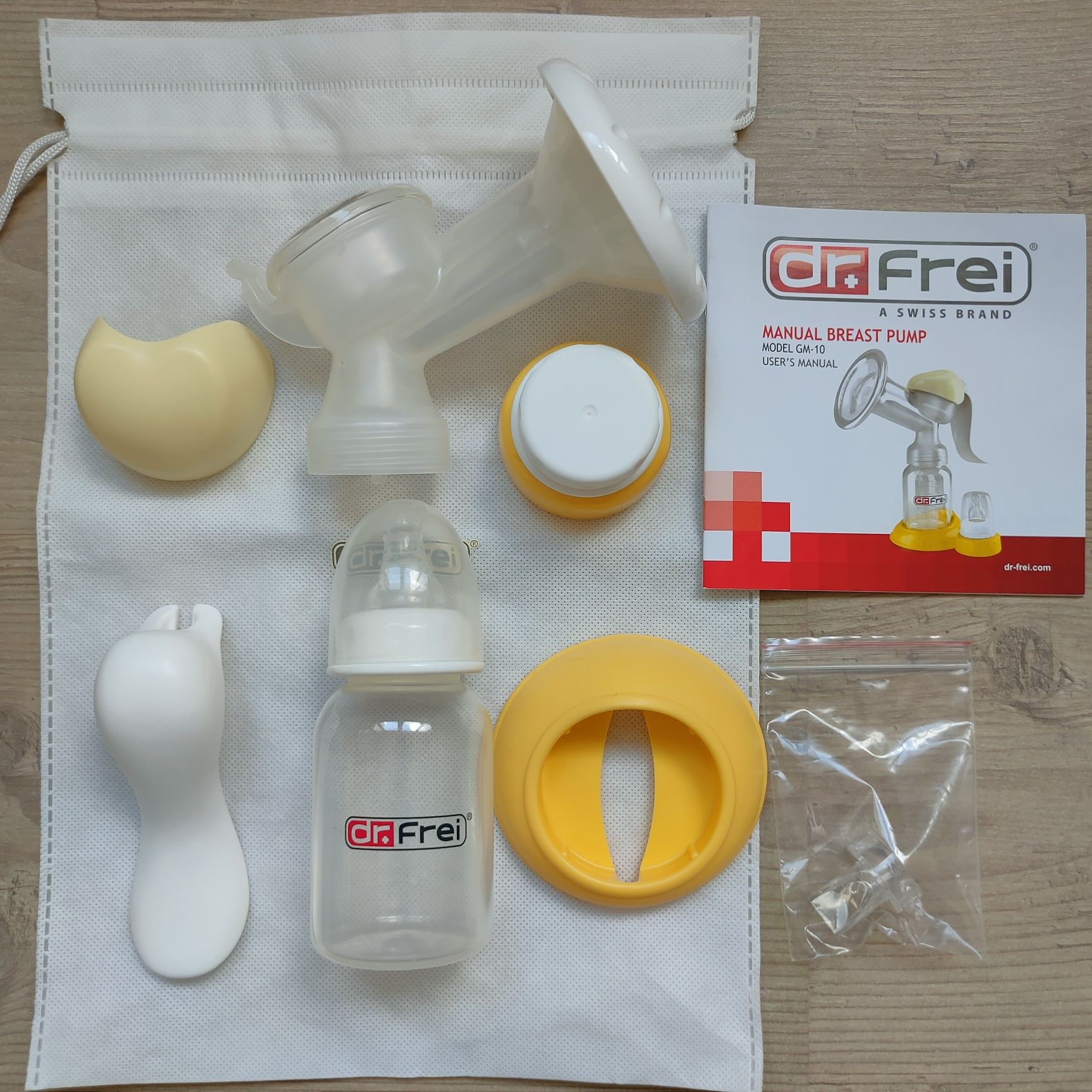 Молокоотсос Dr.Frei GM10 Механический 

Механический молокоотсос Dr.Fr